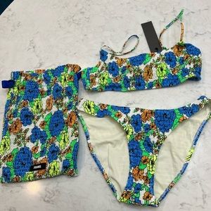 Triangl floral bikini. NWT.